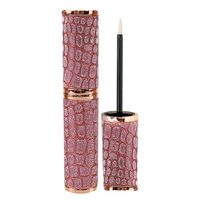 Nouveau Tube à Sourcils en Plastique Tendance, Autocollants en Cuir Léopard, Doré de Luxe, 8ml, Vide, Personnalisable, Sérigraphié, Cosmétique