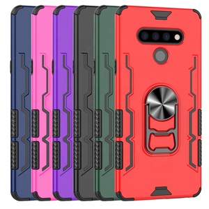 Nouveau Design Caché Kickstand Étui De Couverture Arrière de Téléphone pour LG Stylo 6 PC étui de protection pour LG K51 - Product Image 1