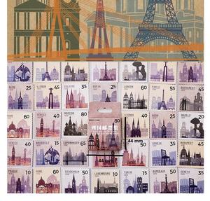 Étiquettes autocollantes Vintage pour Scrapbook, agenda, carnet de notes, décoration de cartes, Mini boîte de 46 pièces par paquet - Product Image 6