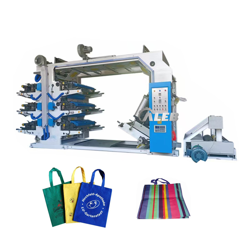 Commercial Plastic Film New 2 Color Flexo Flexographic Printing Printers