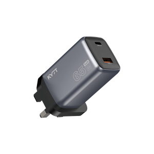 GaN 65W PD PPS QC 3.0 USB C <span class=keywords><strong>Chargeur</strong></span> rapide pour ordinateur portable Adaptateur de voyage compact <span class=keywords><strong>avec</strong></span> prise UK AU Compatible <span class=keywords><strong>avec</strong></span> <span class=keywords><strong>Mac</strong></span> <span class=keywords><strong>Samsung</strong></span> iPhone iPad - Product Image 5