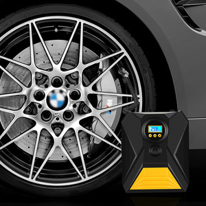 Inflador de neumáticos eléctrico portátil de 12V con pantalla LCD, bomba de aire portátil para neumáticos de coche - Product Image 4