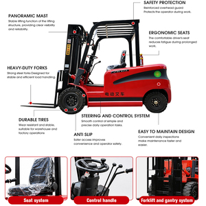 Chariot élévateur électrique 1 tonne, 1,5 tonne, 2,5 tonnes, 3,5 tonnes en promotion – Petit chariot élévateur électrique – Prix usine - Product Image 5