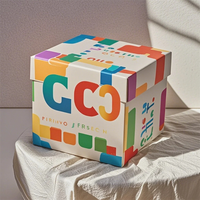 Boîte d'expédition en papier ondulé de luxe avec logo personnalisé Enveloppes portables en relief Emballage cadeau pour vêtements Chaussettes Caractéristique portable