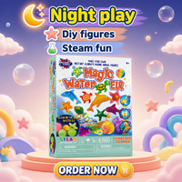 Incroyable kit de gel d'eau Faites votre propre eau pour animaux de compagnie et jouets spongieux Kit de bricolage pour enfants Jouets éducatifs pour enfants