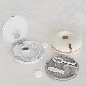 Estuche para Retenedores de Ortodoncia de 2 Capas, Diseño de Donut, Portátil, Estilo Sencillo, para Retenedores Invisibles, Chewies y Dentaduras Postizas - Product Image 3