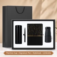 Kit Cadeau Promotionnel Personnalisé : Carnet, Stylo, Gobelet Isotherme, Parapluie – Cadeau d'Entreprise en Gros pour Événements et Fêtes