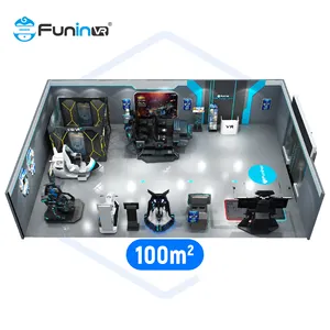 Guangzhou Zhuoyuan manufaktur Best Go Vr Simulator 9D Virtual Realitiy Vr permainan taman hiburan vr/ar/peralatan mr