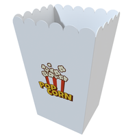 Seau à Popcorn Personnalisé Écologique Imprimé – Boîte à Emporter pour Popcorn et Frites
