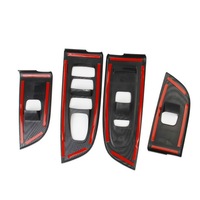 Cubierta Decorativa para Panel de Interruptores de Ventana de Puerta de Coche, Estilo Fibra de Carbono ABS, Moderna y de Lujo, para Subaru Outback 2026, Accesorios de Decoración