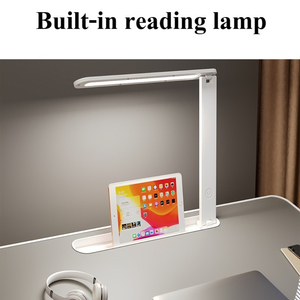 Escritorio para ordenador portátil pequeño para el hogar, escritorio plegable multifunción para cama, Mini mesa plegable para ordenador con lámpara de lectura - Product Image 5