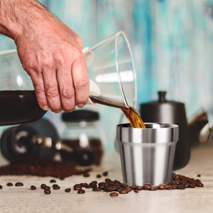 Wholesale Stainless Steel Coffee Mug for Customizable Double Wall Insulated Cup for <b>Hot</b> <b>Drinking</b> Travel Mugs for Outdoor - Product Image 3