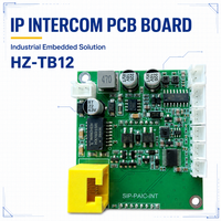HZ-TB12 Intercomunicador VoIP, Placa PCB para Intercomunicador IP, Módulo de Comunicación SIP para Equipos Industriales Integrados