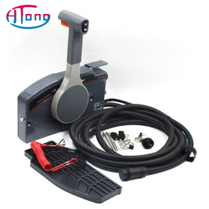 <span class=keywords><strong>Marine</strong></span> Throttle Control Box 703-48205-16 voor Yamaha buitenboordmotor Push to Open met 16.4FT 10PIN kabelboom - Product Image 1