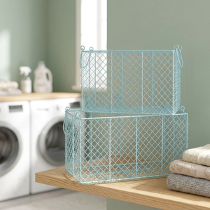 Metal Wire <b>Basket</b> set of 3 pcs - Product Image 3