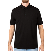 Polos personnalisés de haute qualité en tissu tricoté léger en laine mérinos, sous-vêtements thermiques pour hommes
