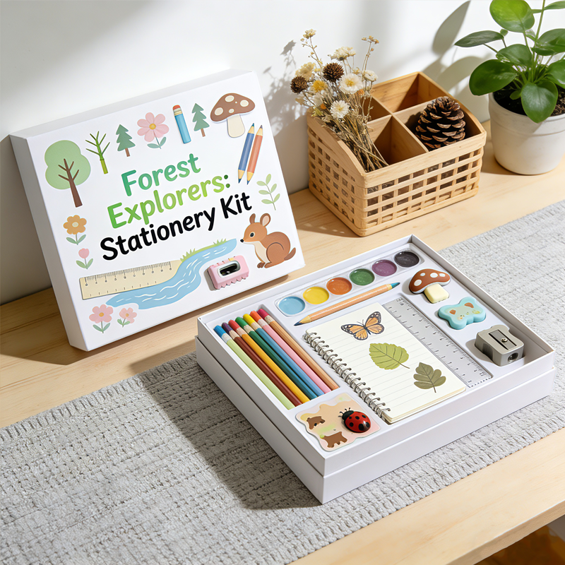 Creative Paper Stationery Set Box Children