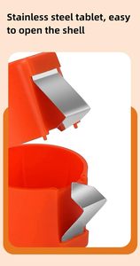 ที่เปิดเปลือกไข่แบบใช้มือ 3 ชิ้น ทำจากพลาสติกใหม่ สำหรับไข่ต้มและไข่ดิบ - Product Image 2