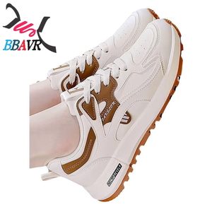 Zapatillas Deportivas de Piel para Mujer, Estilo Coreano, Primavera 2026, Ligeras, Antideslizantes, Suaves, Casuales, Talla Grande - Product Image 1