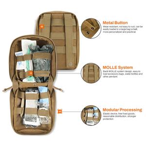 Emsrun OEM camuflaje Molle médico táctico IFAK bolsa <span class=keywords><strong>de</strong></span> primeros auxilios IFAK Trauma Kit bolsa <span class=keywords><strong>de</strong></span> supervivencia incluye parche cruzado - Product Image 3