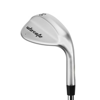 Wedge de golf 60 degrés, tête en acier inoxydable forgé CNC, club de sable avec grip en caoutchouc pour hommes et femmes