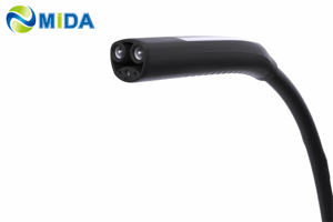 Cavo di Ricarica EV MIDA IP67 48A AC con Spina <span class=keywords><strong>TSA</strong></span> Standard NACS, Doppio Connettore, 5 Metri, Nero, per Auto Elettriche - Product Image 2