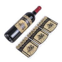 Étiquettes de raisin personnalisées de qualité supérieure Étiquette de bouteille de vin rouge Autocollants d'étiquette auto-adhésifs Fournisseur de la Chine
