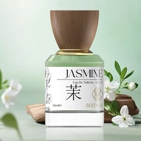 Eau de Toilette Florale Jasminée 50ml pour Femme, Parfum de Niche Naturel Longue Durée, Vaporisateur Quotidien pour Rendez-vous, Mariage, Vente en Gros et Dropshipping