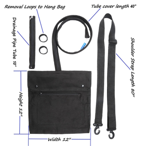 OEM nước tiểu thoát nước Túi chủ có thể điều chỉnh dây đeo vai ống thông Bìa lưu trữ du lịch trường hợp y tế phụ kiện nhà sản xuất - Product Image 6