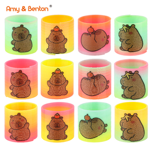 Mini ressorts arc-en-ciel Capybara pour fêtes, jouets anti-stress en vrac pour carnavales et anniversaires - Product Image 3