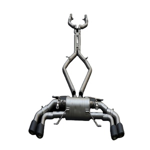 Vente flash : échappement OBM pour <span class=keywords><strong>Alfa</strong></span> <span class=keywords><strong>Romeo</strong></span> Giulia Quadrifoglio 2.9T <span class=keywords><strong>V6</strong></span> 2016-2024, système de silencieux en acier inoxydable MM - Product Image 1