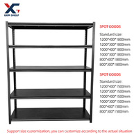 Étagères de rangement pour meubles de salon et étagère de rangement extérieure, étagère de rangement en métal à 4 niveaux