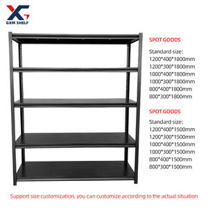 ריהוט אחסון מדפי לסלון וחיצוני אחסון מתלה חדר מדף 4 tier מתכת אחסון מדף מדף - Product Image 4