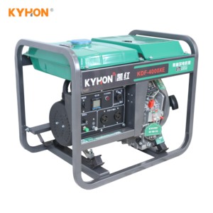 Vente directe d'usine, générateur portable d'extérieur KaiHong, générateur industriel, générateur manuel/électrique KDF4000X/XE, générateur de haute qualité KDF - Product Image 6