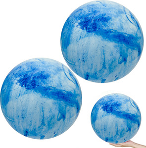 Ballon de forme physique d'effet nuageux de <span class=keywords><strong>taille</strong></span> personnalisée écologique de preuve <span class=keywords><strong>6</strong></span> <span class=keywords><strong>pouces</strong></span> <span class=keywords><strong>15</strong></span> <span class=keywords><strong>cm</strong></span> ballon de plage gonflable de PVC ballons rebondissants gonflables colorés - Product Image 2