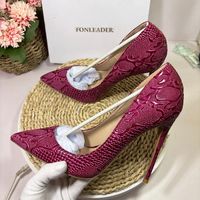 Escarpins à talons hauts à bout pointu en microfibre à motif gaufré, talons de 8 cm, 10 cm, 12 cm pour femmes, tailles 33 à 45