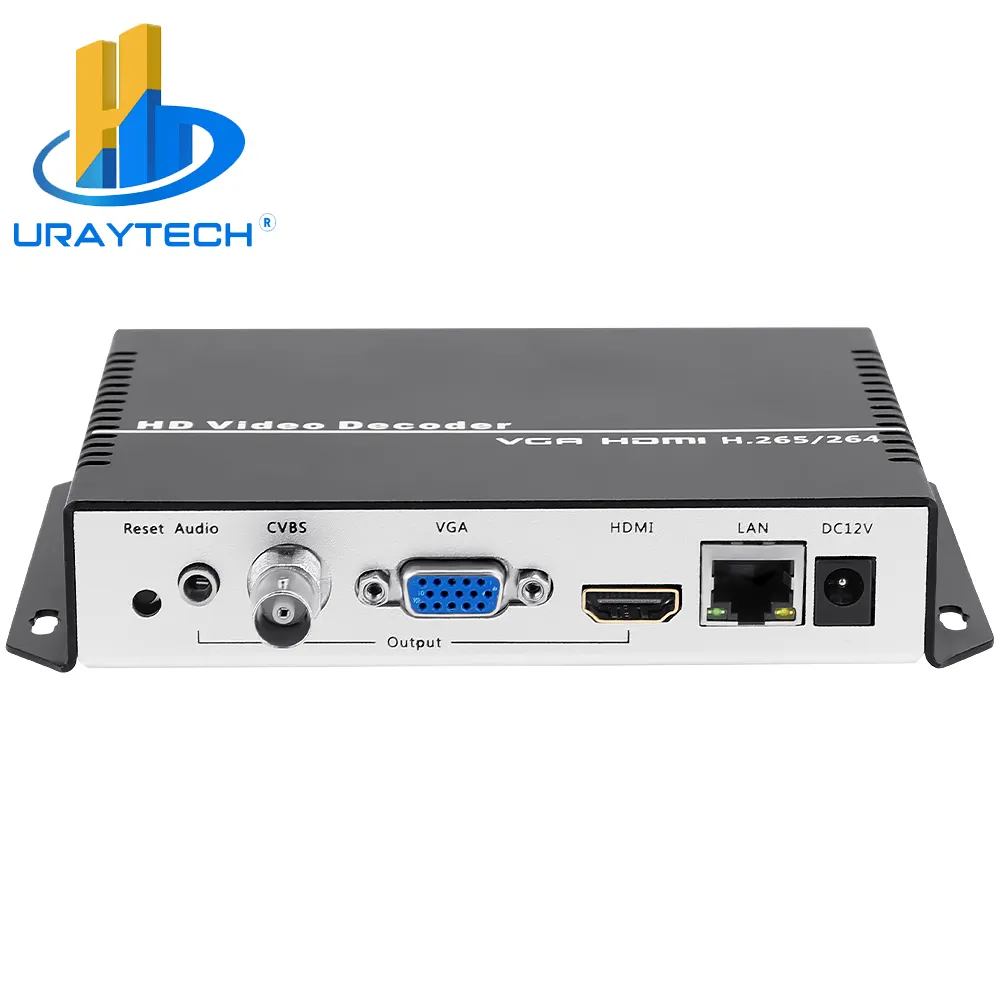 H.264 H.265 4K HDMI VGA CVBS וידאו מפענח NDI SRT RTMP HTTP RTSP UDP IP וידאו מקלט