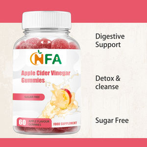 Complément Alimentaire OEM Gommes au Vinaigre de Cidre de Pomme avec Vitamine E Sans Sucre Soutien Santé Intestinale Bonbons Gommes pour la Perte de Poids - Product Image 3