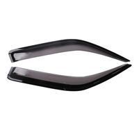 Bouclier abri protecteur accessoires extérieurs matériau acrylique voiture pare-pluie pour Toyota HIACE 2006-2018