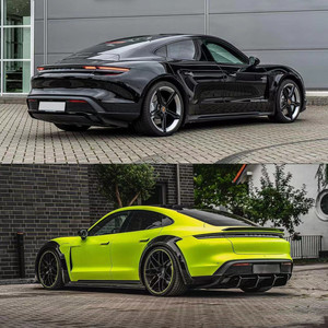 Điều Kiện Mới Sợi Carbon Rộng Cơ Thể Kit Đối Với Porsche Cho Taylor PD-Phong Cách Phía Trước Lip Khuếch Tán Spoiler Bên Váy Bánh Xe Xe Cản - Product Image 3