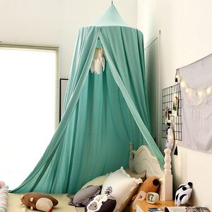 100% Trung Quốc cotton nhà máy-được thiết kế giường đôi tán hình nón hình dạng duy nhất cot muỗi <span class=keywords><strong>Net</strong></span> gấp trẻ em của nhà sử dụng cửa - Product Image 3