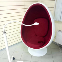 Meubles de canapé de maison de luxe modernes pour le salon chambre à coucher chaises pivotantes simples fauteuils à dosette fauteuil de loisirs nordique relax inclinable oeuf