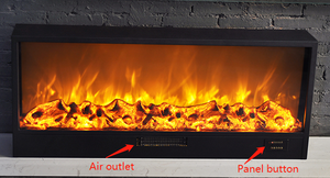 <span class=keywords><strong>Chimenea</strong></span> Eléctrica <span class=keywords><strong>Vertical</strong></span> de Alta Calidad con Llama LED Integrada, Termostato Ajustable, Control Remoto, Ahorro de Energía para el Hogar - Product Image 3