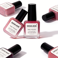 Vernis à ongles Halal respirant à base d'eau avec logo personnalisé, sans odeur, pelable, pour femmes musulmanes, enfants et DIY
