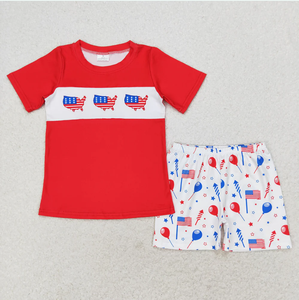 Ensembles de tenues pour enfants avec drapeaux et ballons du 4 juillet pour frères et sœurs, bébés garçons et filles - Product Image 3