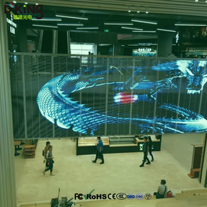 Film LED transparent 3D D-King Crystal Clear pour écran en verre, film LED en maille transparente, affichage publicitaire transparent - Product Image 3