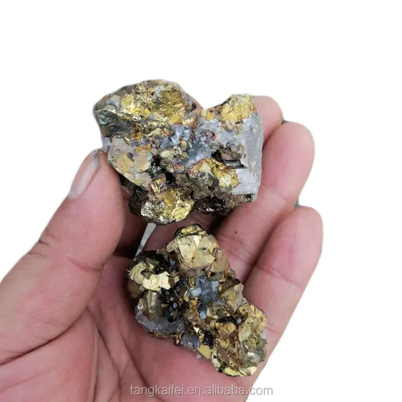 Оптовая продажа, нестандартный минеральный кристалл халкопирита, образец натуральной руды