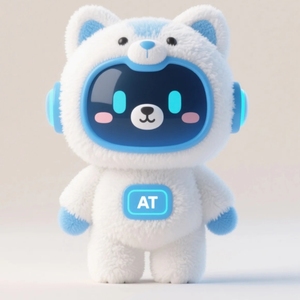 ODM/OEM Plush ai Búp bê đồ chơi tùy chỉnh dễ thương ai đồ chơi phim hoạt hình sang trọng linh vật IP Một đối tác tốt cho tình cảm đồng hành - Product Image 1