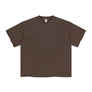 Camiseta Personalizada con Estampado DTG, 100% Algodón, Unisex, Tejido Ecológico, Lavada, Estilo Vintage, 300 g/m², Gruesa, Oversize, Lisa - Product Image 5