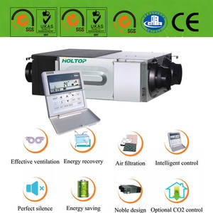 Holtop-sistema de ventilación erv hrv, control inteligente, WiFi, recuperación de calor, energía de aire fresco - Product Image 4